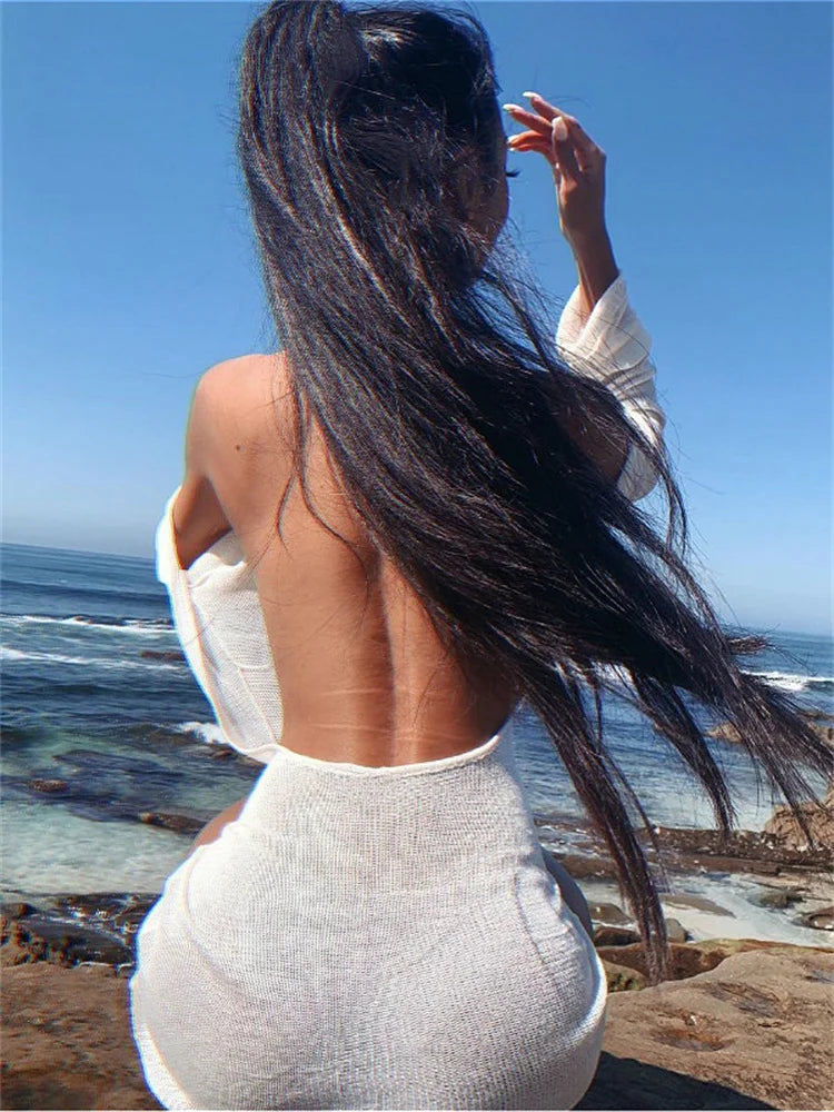 Backless Summer Mini Dress