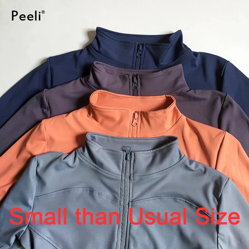 Long Sleeve Zip Sports Jacket