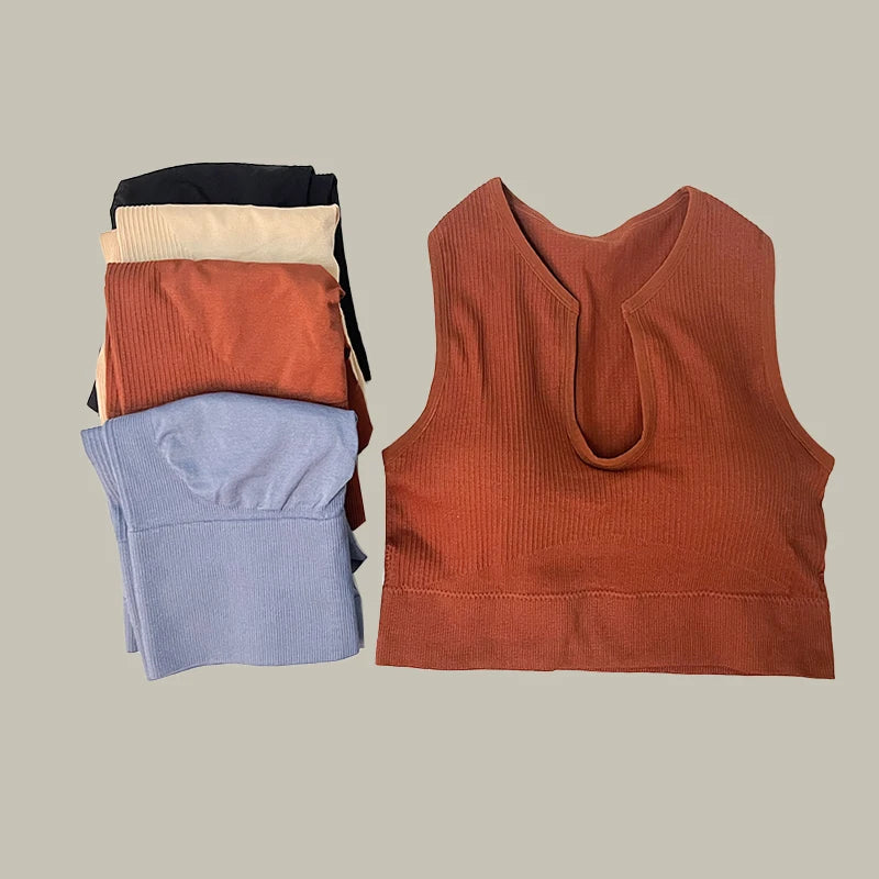 Seamless Matching Top & Shorts Set