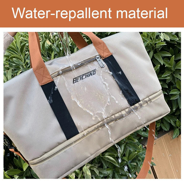 Gym & Travel Duffel Bag – Shoe Pocket & Wet/Dry Separation