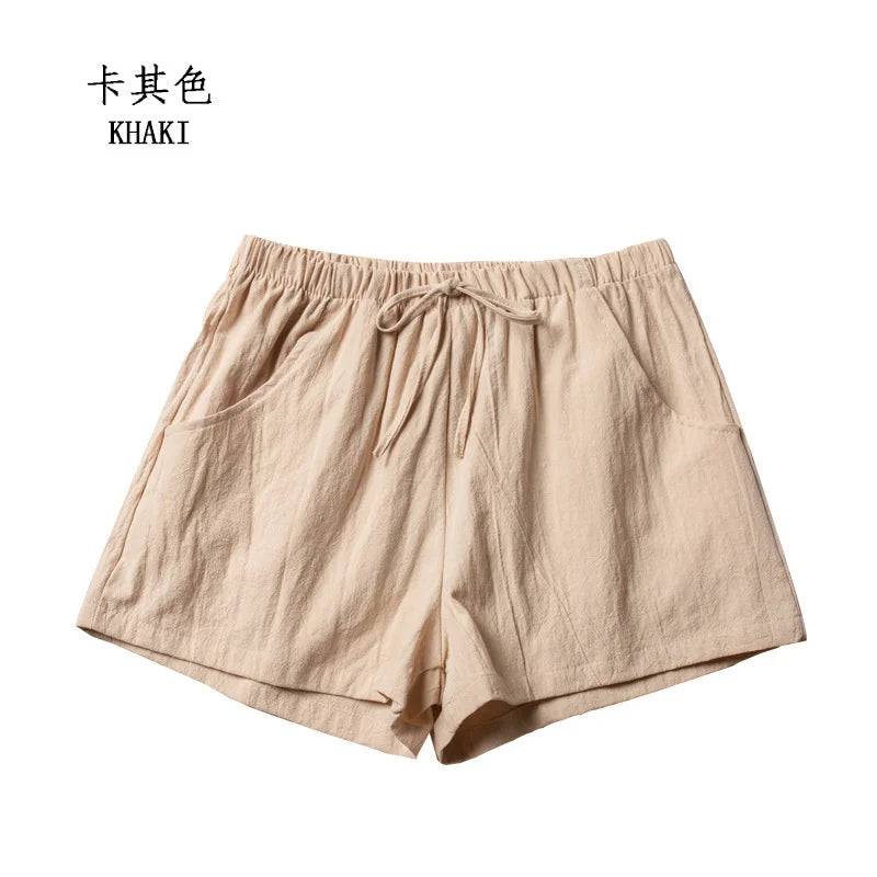 Soft & Stylish Women’s Shorts – Mid-Waist Prairie Chic for Everyday Wear