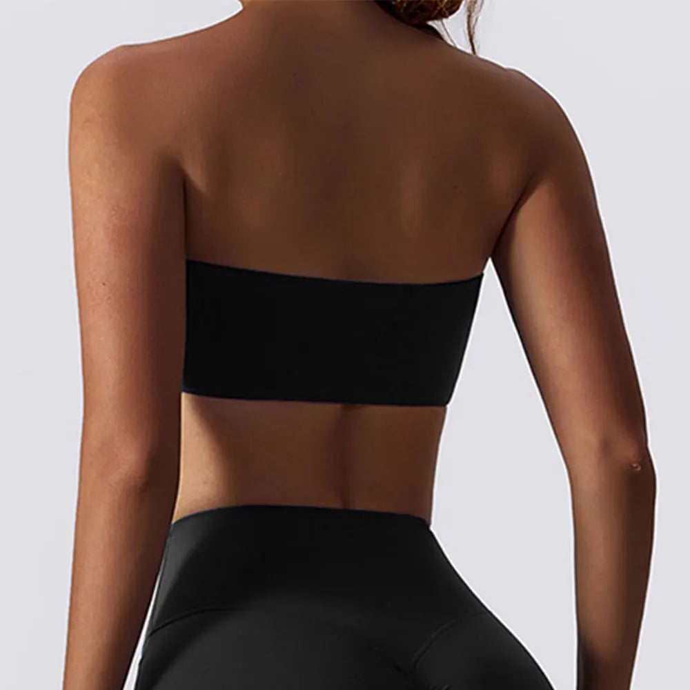 Strapless Breathable Top