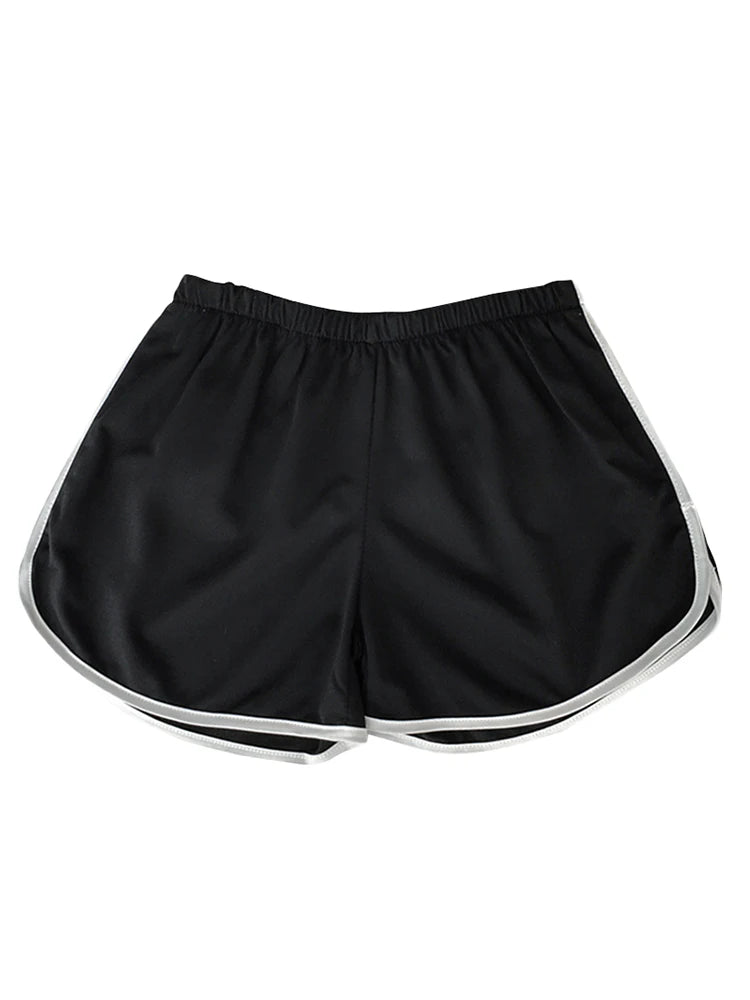 Striped High-Waisted Shorts