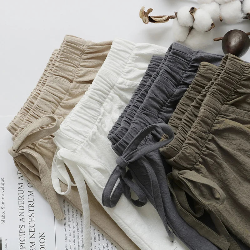 Soft & Stylish Women’s Shorts – Mid-Waist Prairie Chic for Everyday Wear