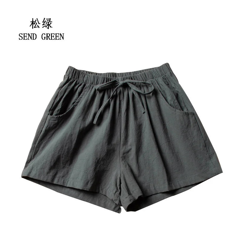 Soft & Stylish Women’s Shorts – Mid-Waist Prairie Chic for Everyday Wear