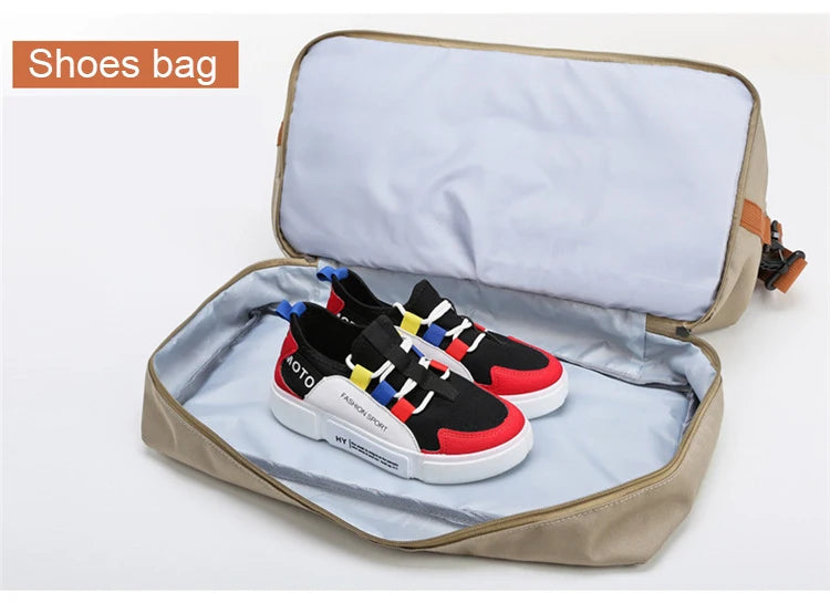 Gym & Travel Duffel Bag – Shoe Pocket & Wet/Dry Separation