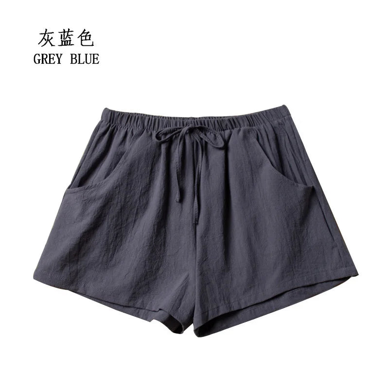 Soft & Stylish Women’s Shorts – Mid-Waist Prairie Chic for Everyday Wear