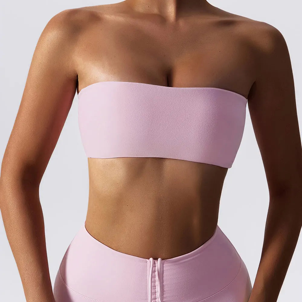 Strapless Breathable Top