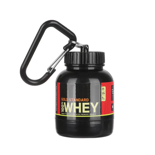 Portable Protein Powder Whey Bottle with Keychain