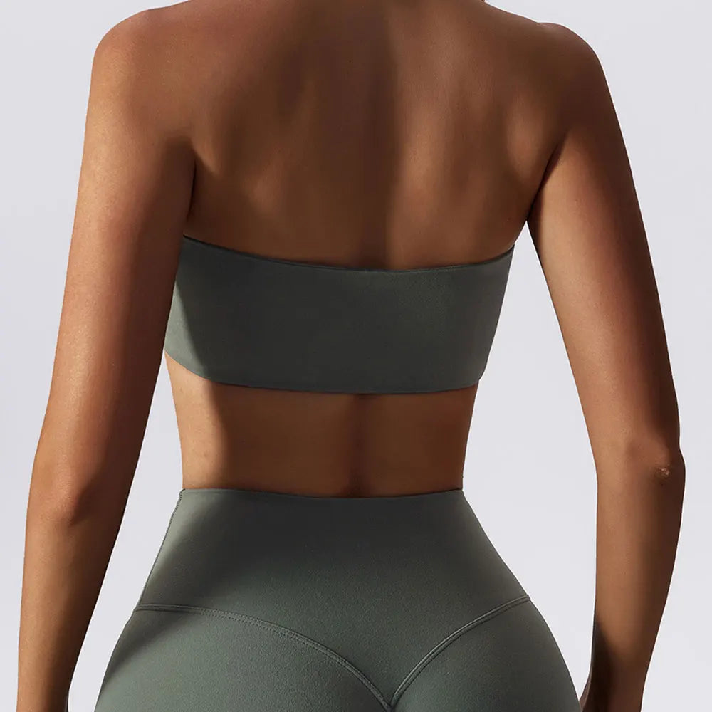 Strapless Breathable Top