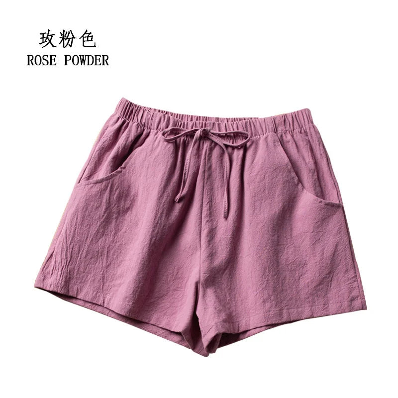 Soft & Stylish Women’s Shorts – Mid-Waist Prairie Chic for Everyday Wear