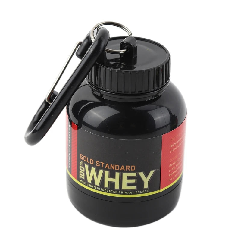 Portable Protein Powder Whey Bottle with Keychain