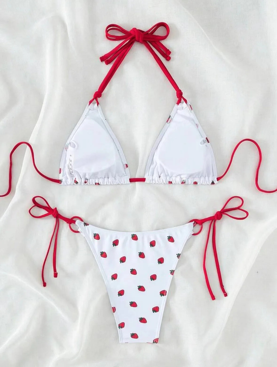 Cute Strawberry Bikini Set